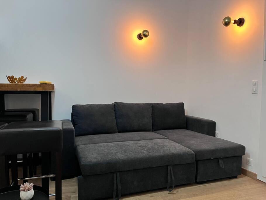 Appartement Indep Cosy Avec Jardin 圣但尼 外观 照片