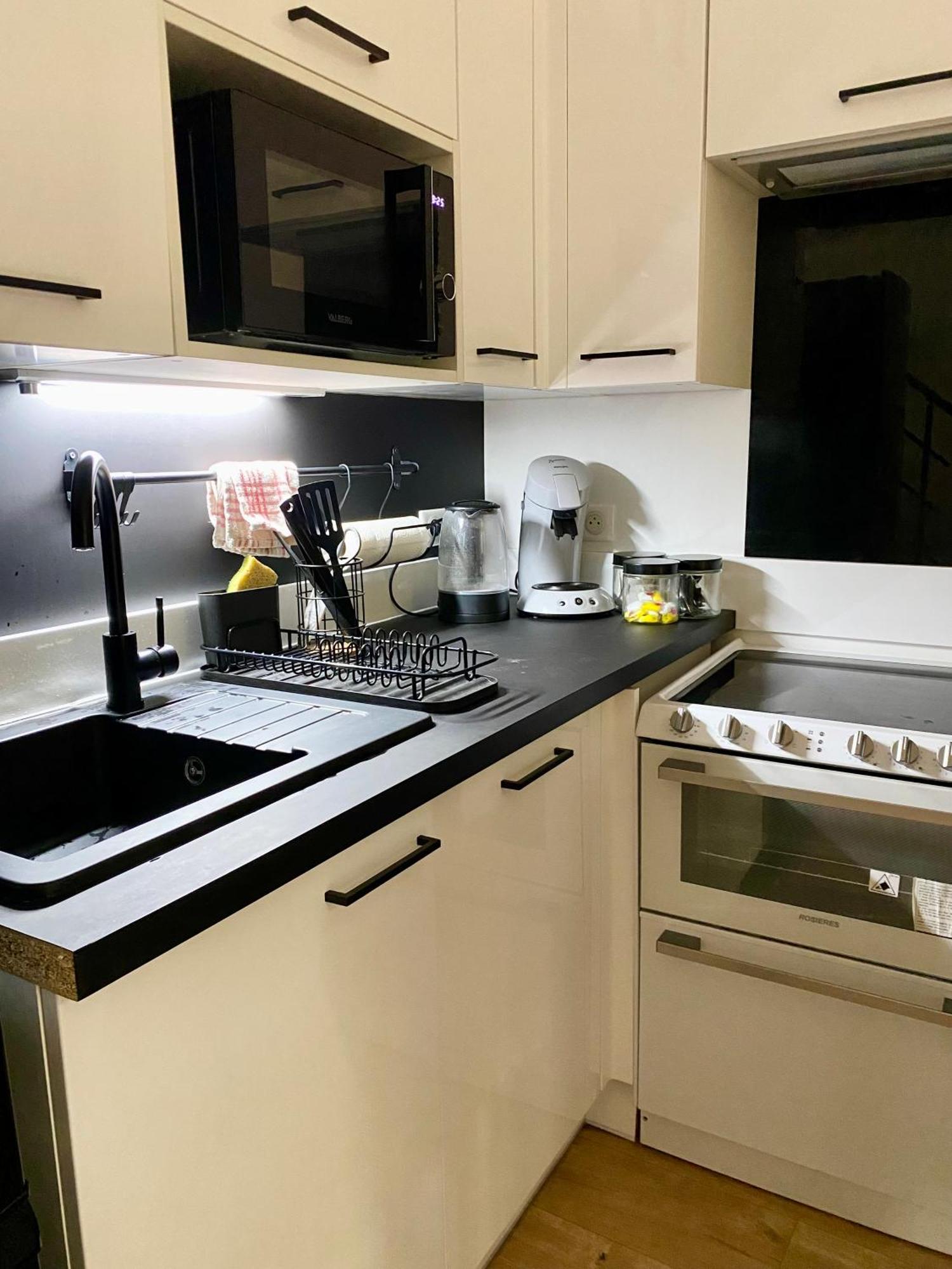 Appartement Indep Cosy Avec Jardin 圣但尼 外观 照片