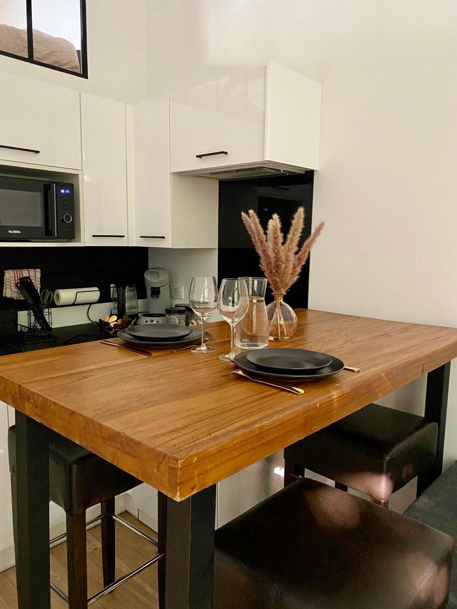 Appartement Indep Cosy Avec Jardin 圣但尼 外观 照片