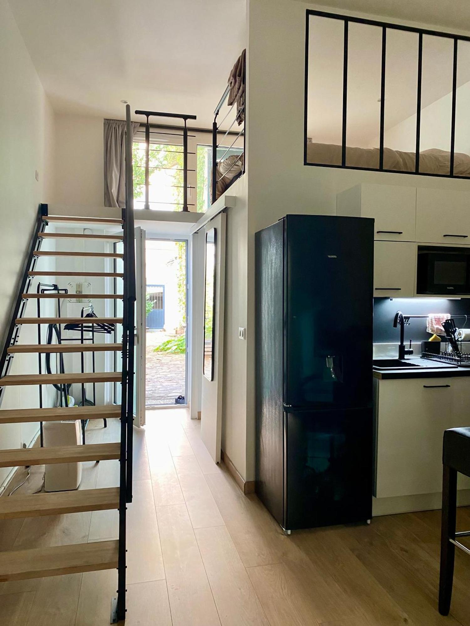 Appartement Indep Cosy Avec Jardin 圣但尼 外观 照片
